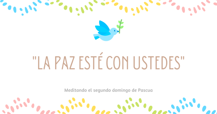 Se presentó Jesús en medio de ellos y les dijo: “la paz esté con ustedes”