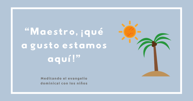 “Maestro, ¡qué a gusto estamos aquí!”