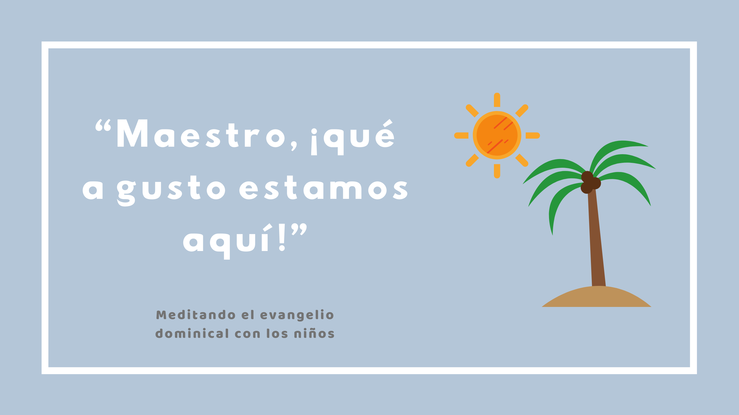 “Maestro, ¡qué a gusto estamos aquí!”